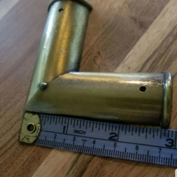 10 aged brass furniture & frame corner trim FIRM PER SET - Picture 7 of 7